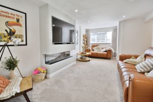 Living room from dining area- click for photo gallery